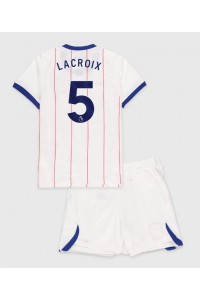 Chelsea Maxence Lacroix #5 Babyklær Tredje Fotballdrakt til barn 2026-27 Korte ermer (+ Korte bukser)